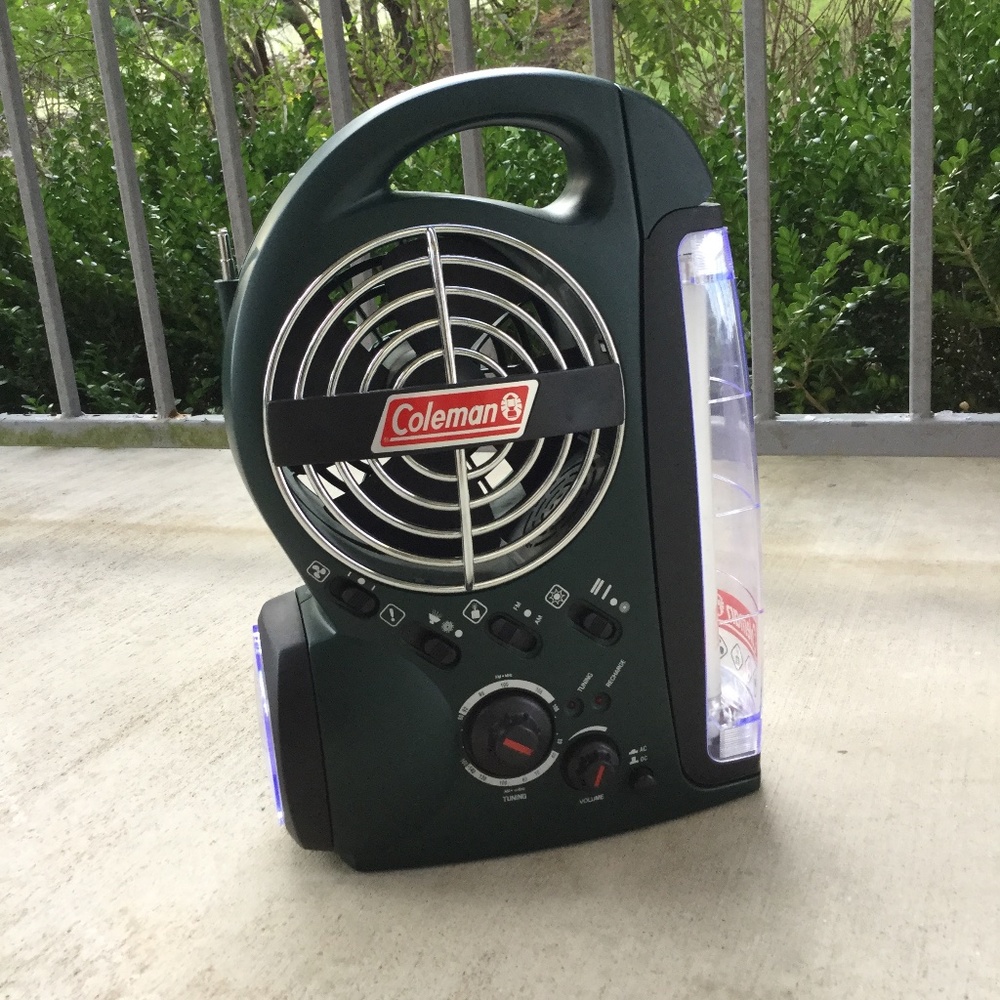 Coleman Lantern / Fan AM-FM Multi Purpose Lamp